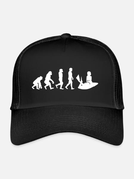Bodyboarding Bodyboarder Surfing Evolution - Trucker Cap - black/black