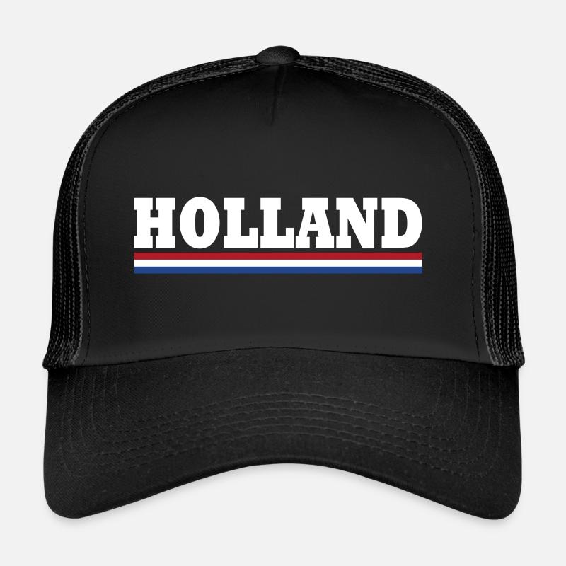 Drapeau de la Hollande Casquette trucker 