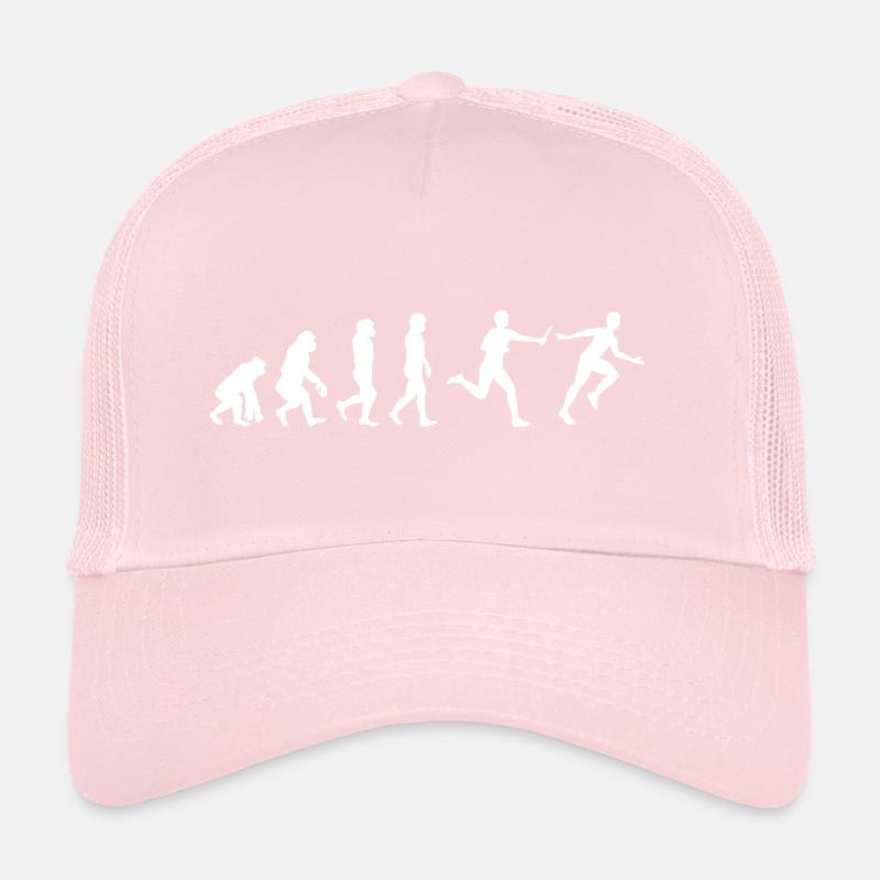 Relay race run athlete track & field Evolution Trucker Cap