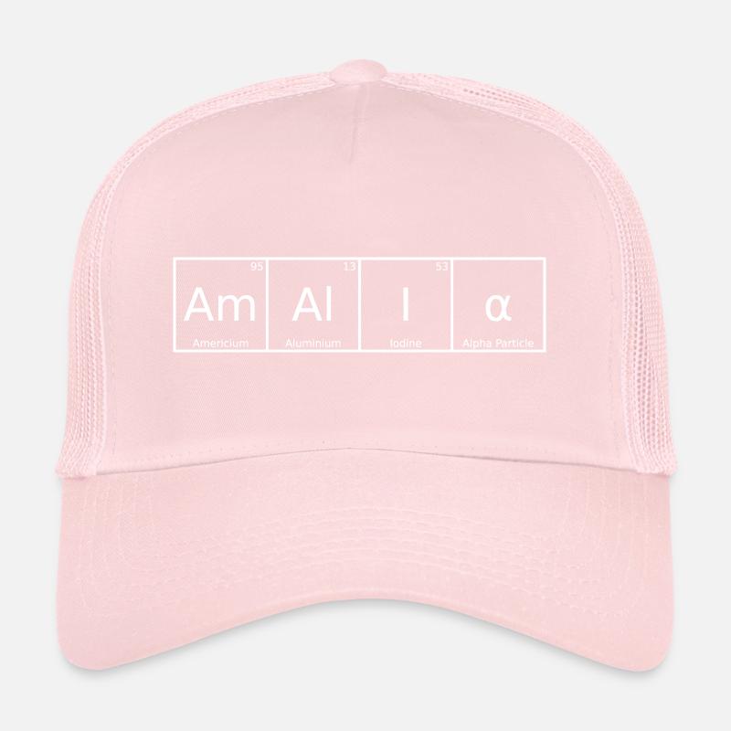 Amalia Name First Name Chemistry Periodic Table Elements Trucker Cap