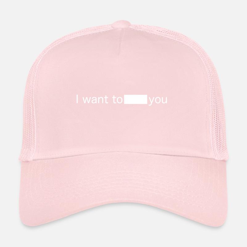 Je veux .. vous Casquette trucker 