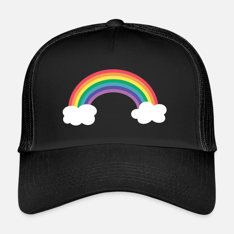 Regenbogen und Wolken Trucker Cap