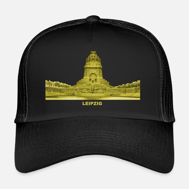 Leipzig Bataille des Nations Monument Saxe Casquette trucker 