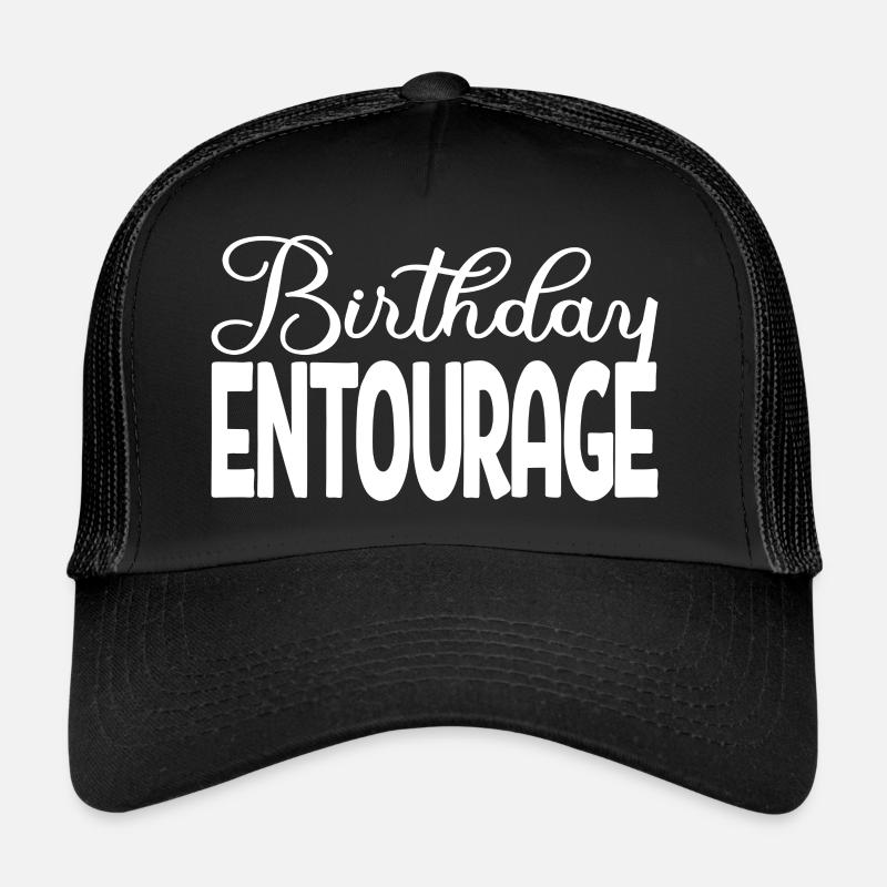 Geburtstags-Entourage Matching Group Geburtstagsfeier Trucker Cap