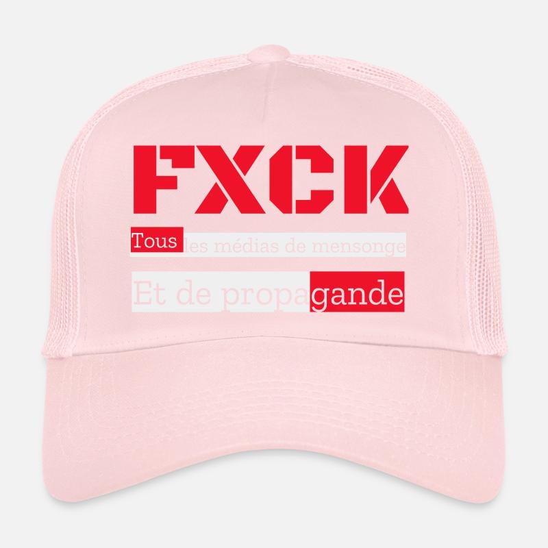 FXCK Les médias Casquette trucker 