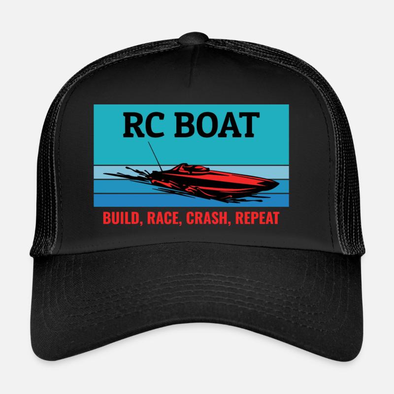Rc Boat Racing Elektro-Motorboot Schnellboot-Rennen Trucker Cap