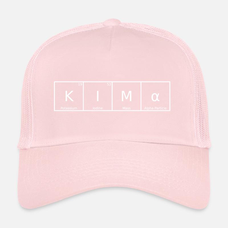 Kima Nom Prénom Chimie Éléments du tableau périodique Casquette trucker 
