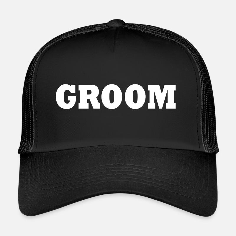 Groom - Trucker Cap - Schwarz/Schwarz