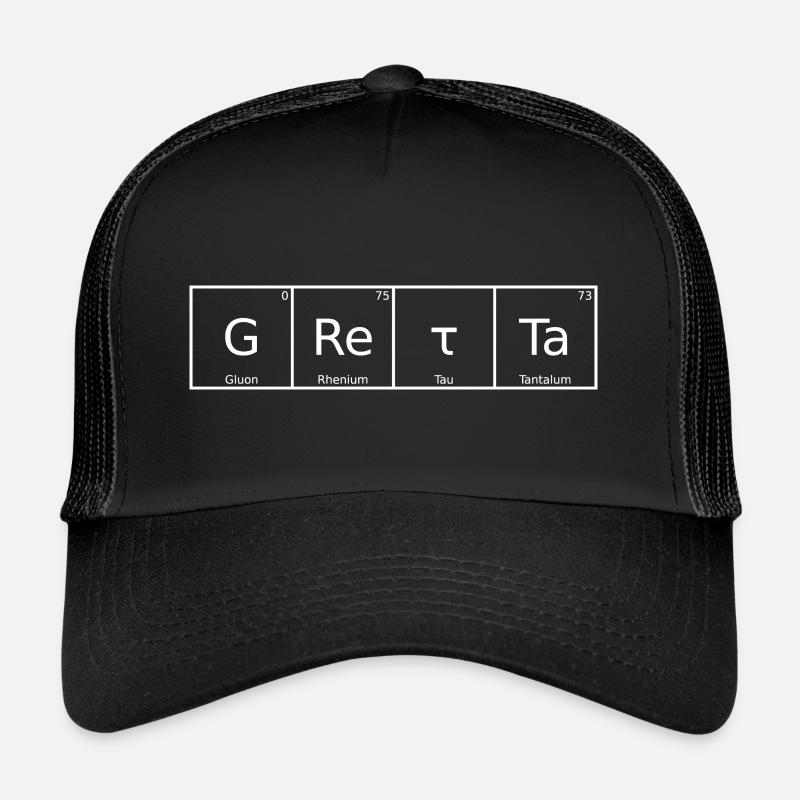 Gretta Nom Prénom Chimie Tableau périodique Éléments Casquette trucker 
