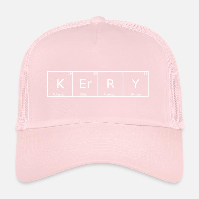 Kerry Nom Prénom Chimie Tableau périodique Éléments Casquette trucker 