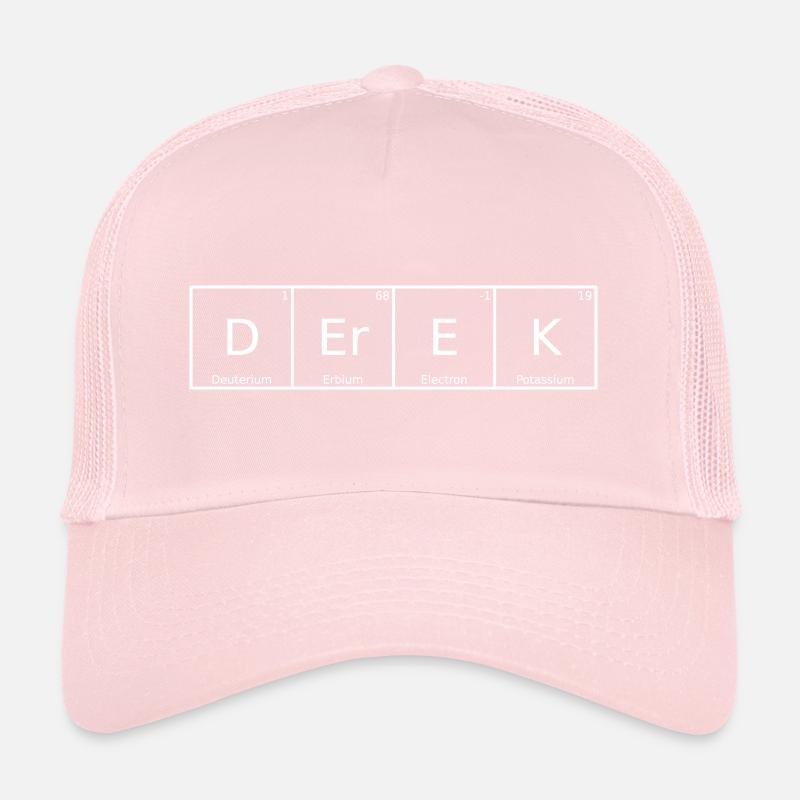 Derek Surname First name Chemistry Periodic Table Elements Trucker Cap