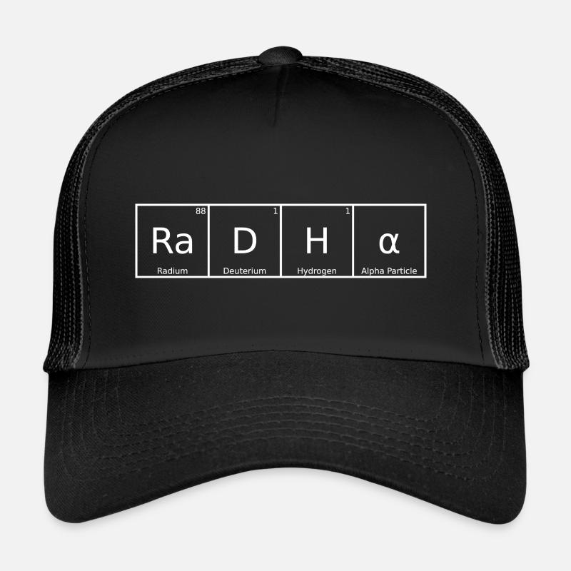 Radha Nom Prénom Chimie Tableau périodique Éléments Casquette trucker 
