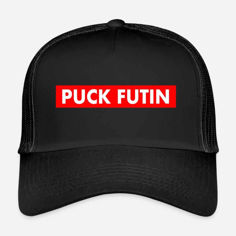 Puck futin - Trucker Cap - Schwarz/Schwarz
