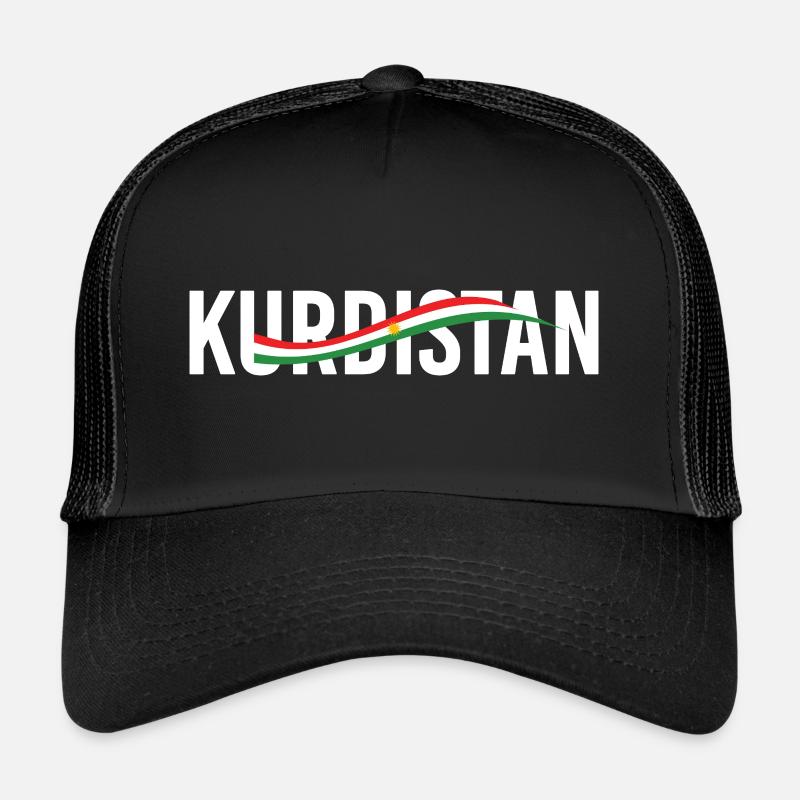 Drapeau du Kurdistan,Kurdistan,Syrie,Irak,Iran,Drapeau Casquette trucker 
