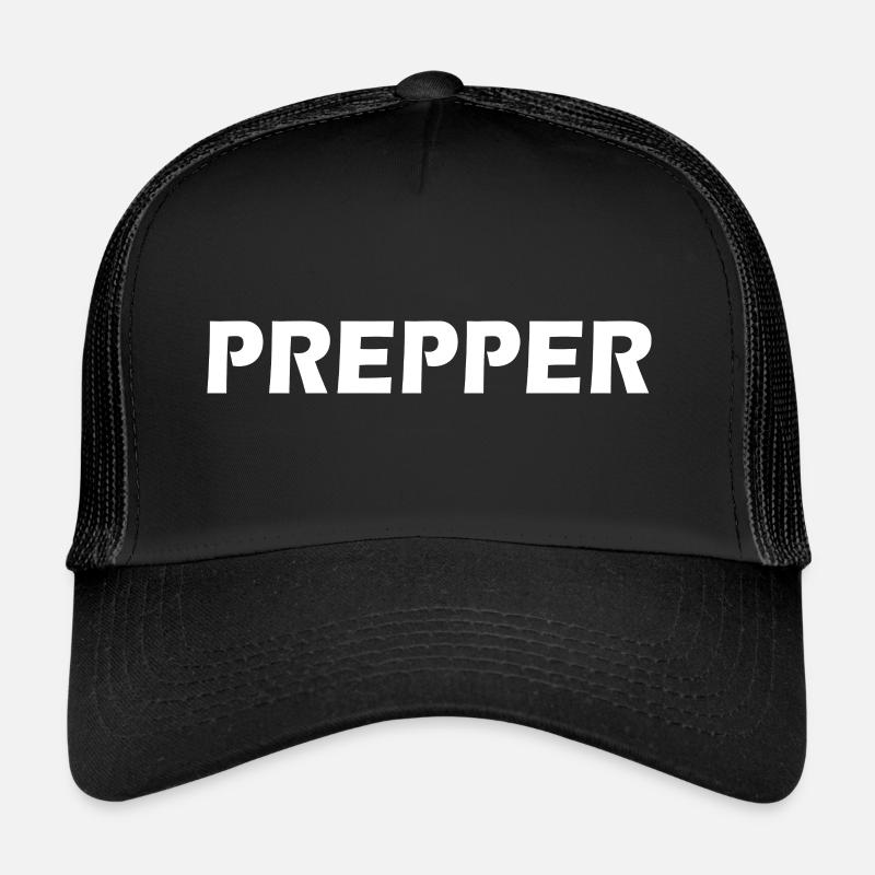 Prepper - Trucker Cap - Schwarz/Schwarz