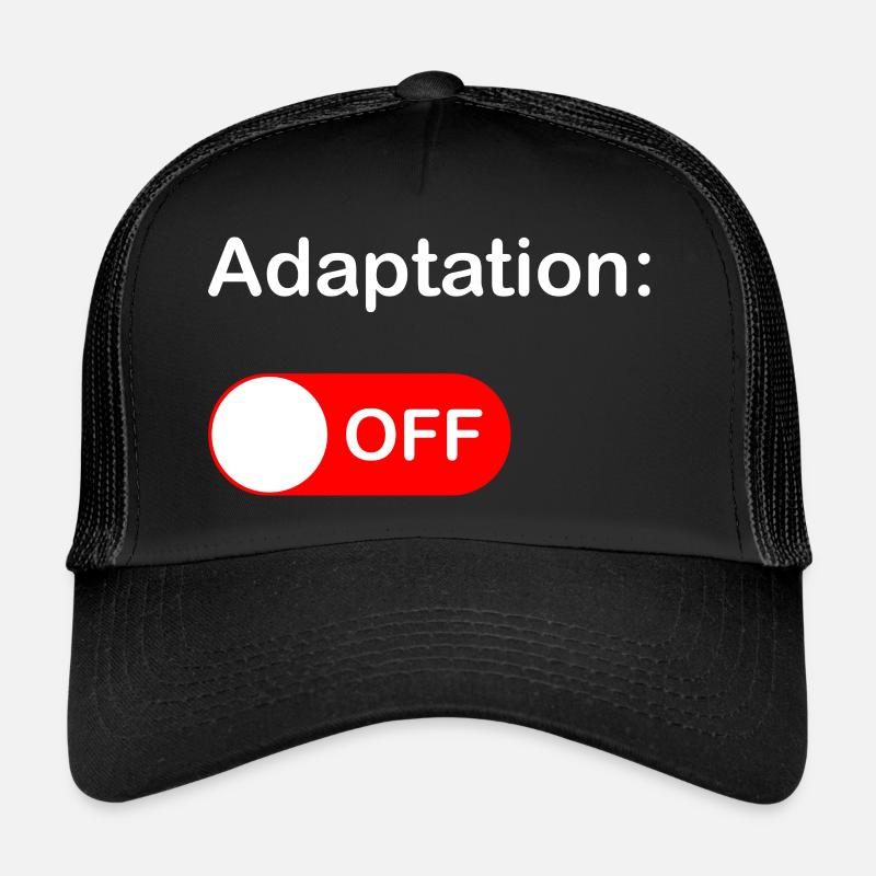 Adaptation OFF - Trucker Cap - black/black