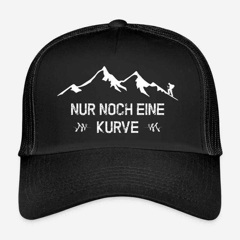 Nur noch eine Kurve - Das geniale Wander T-Shirt Trucker Cap