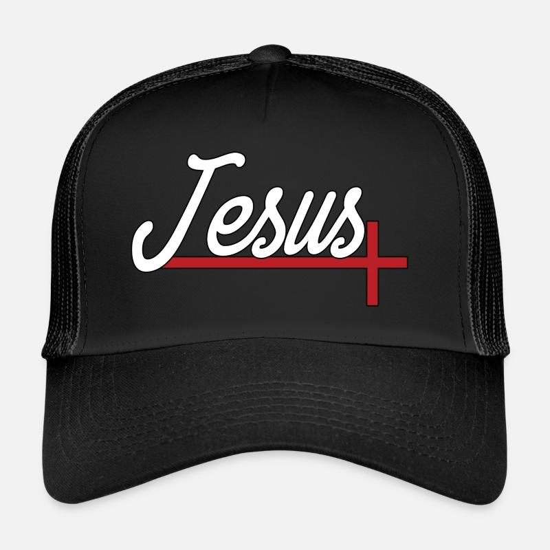 Jésus Crucifix Casquette trucker 