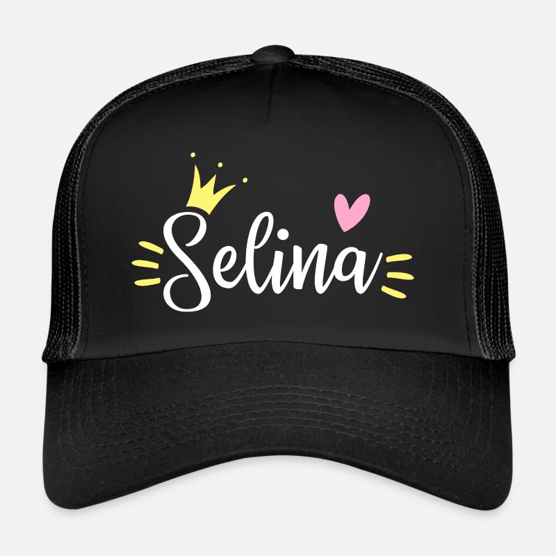 Selina Name Krone Trucker Cap