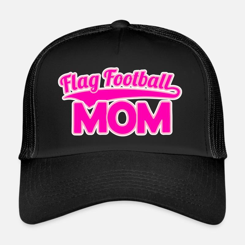 Flag Football Mom Mutter Mama Trucker Cap