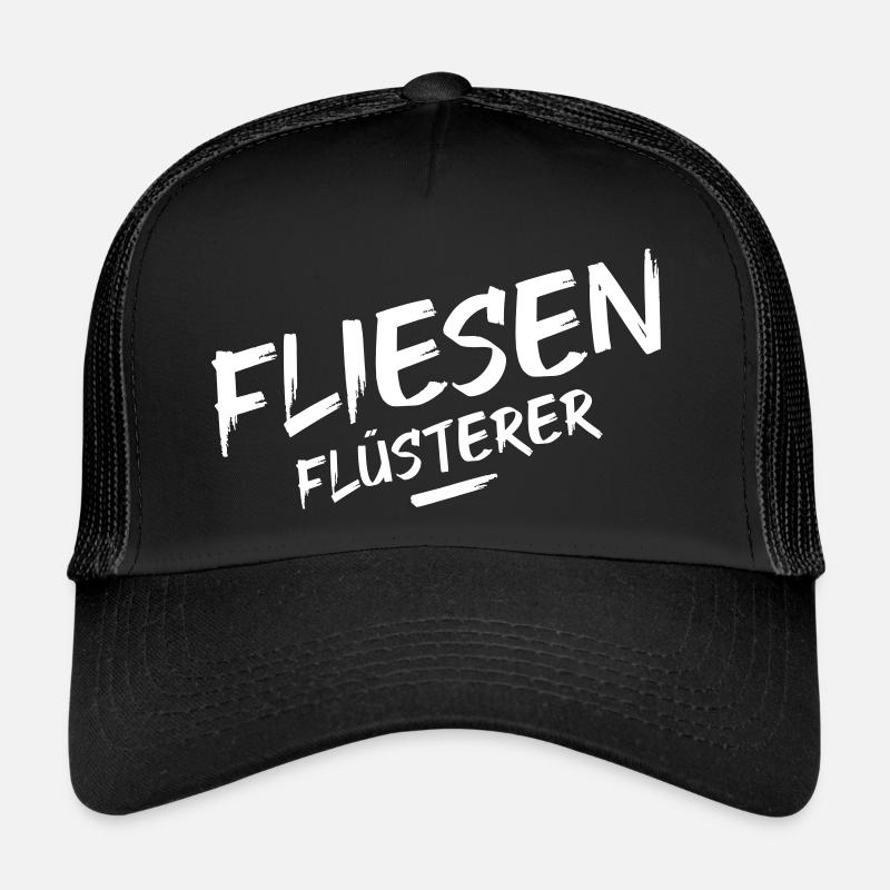 Fliesenleger Geschenk Sprüche Fliesen Flüsterer Trucker Cap