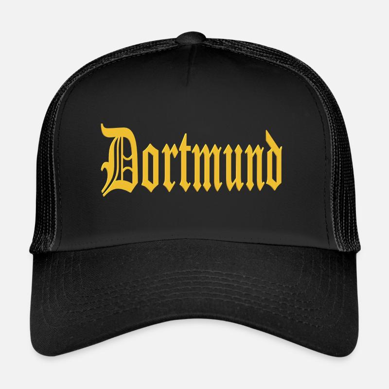 Dortmund - Trucker Cap - Schwarz/Schwarz
