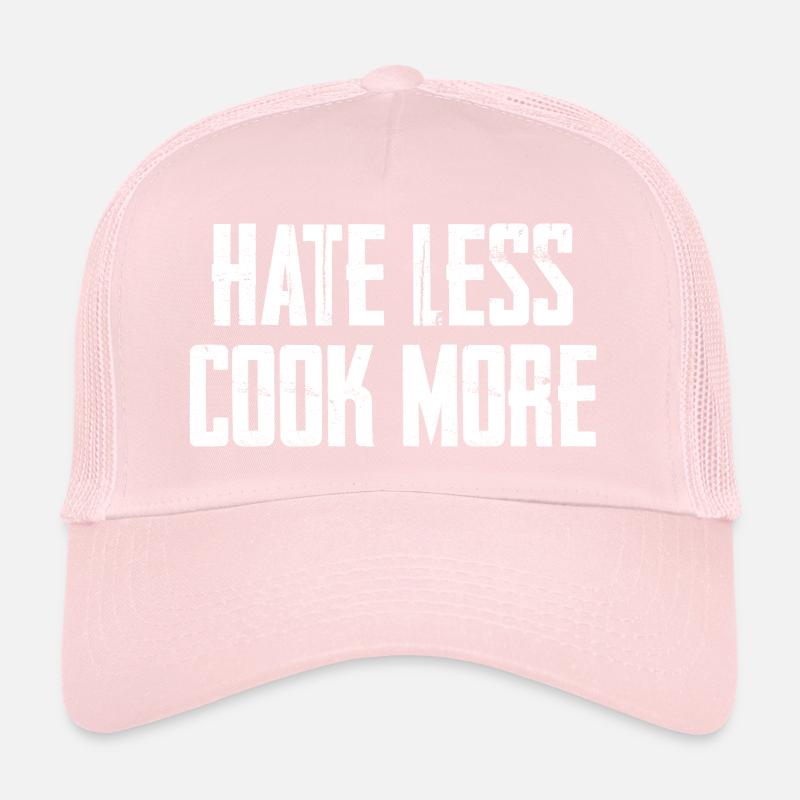 Détester, moins, cuisiner, plus Casquette trucker 