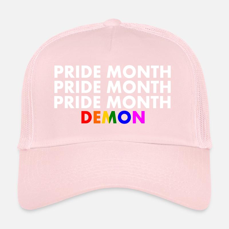 pride month demon Trucker Cap
