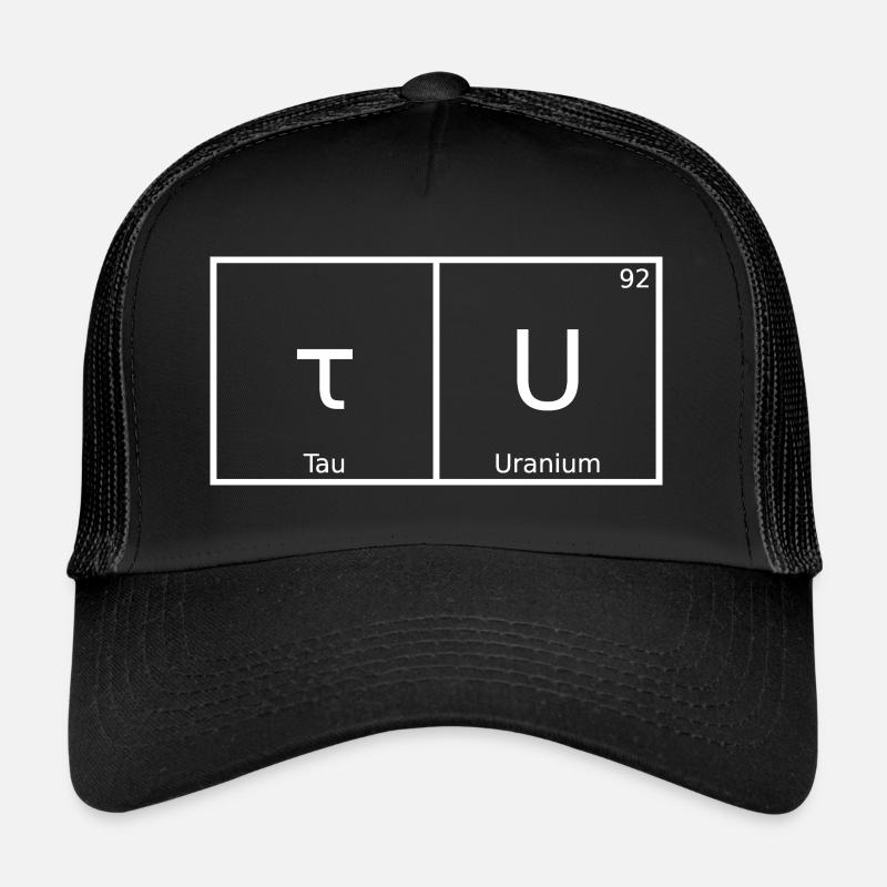 Tu Nom Prénom Chimie Éléments du tableau périodique Casquette trucker 