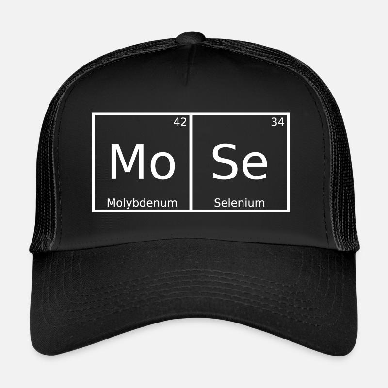 Moses Name First Name Chemistry Periodic Table Elements Trucker Cap