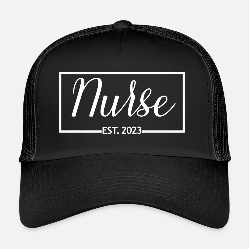 Nurse Est. 2023 Graduation Nursing Student Gift Trucker Cap