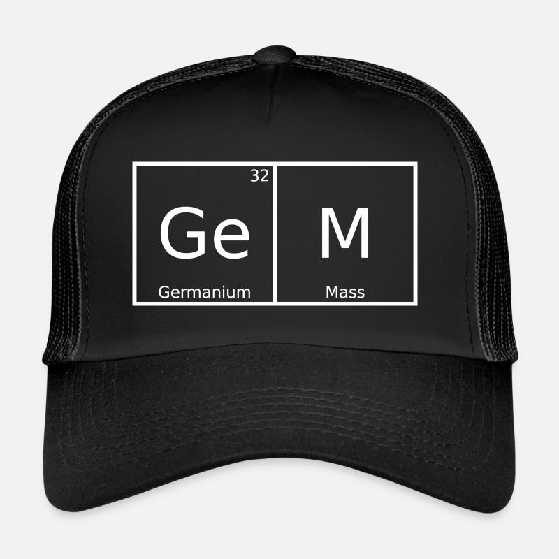 Gem Surname First Name Chemistry Periodic Table Elements Trucker Cap