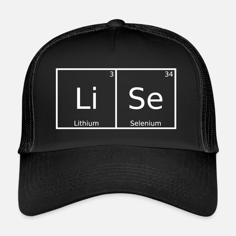 Lise Surname First name Chemistry Periodic Table Elements Trucker Cap