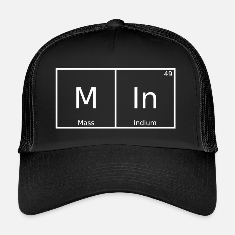 Min Nom Chimie Tableau périodique Éléments Casquette trucker 