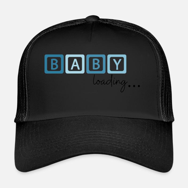 Baby loading…Aufdruck - Trucker Cap - Schwarz/Schwarz