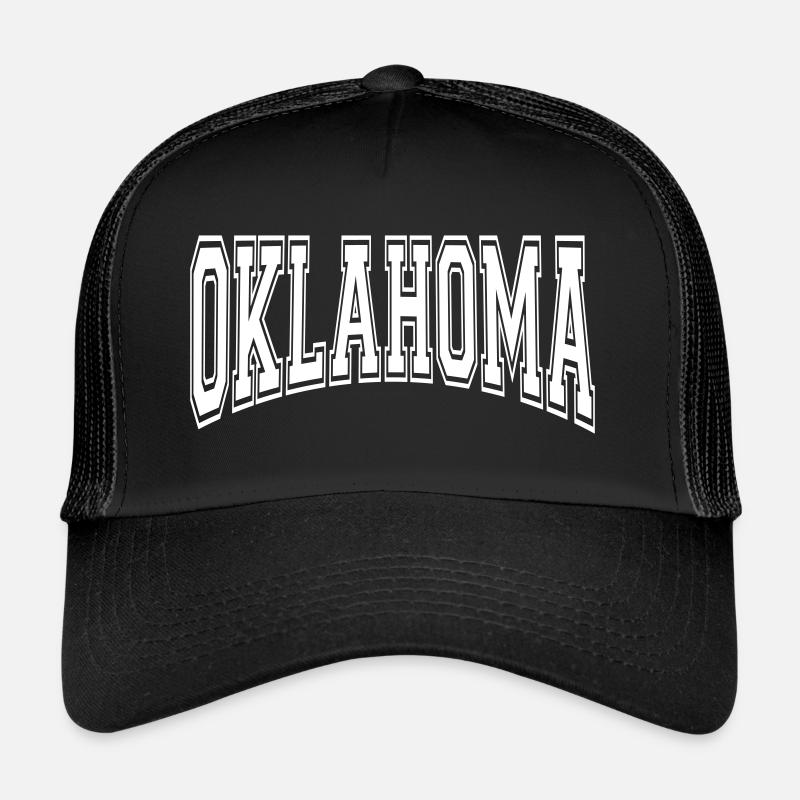 Oklahoma - Trucker Cap - Schwarz/Schwarz