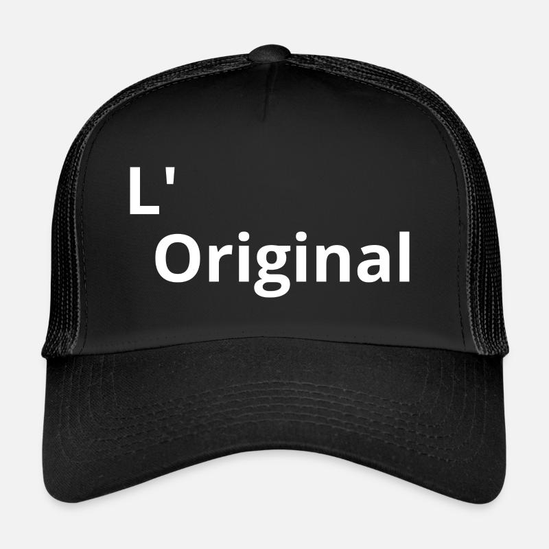 L' Original - Original - Casquette trucker  - noir/noir