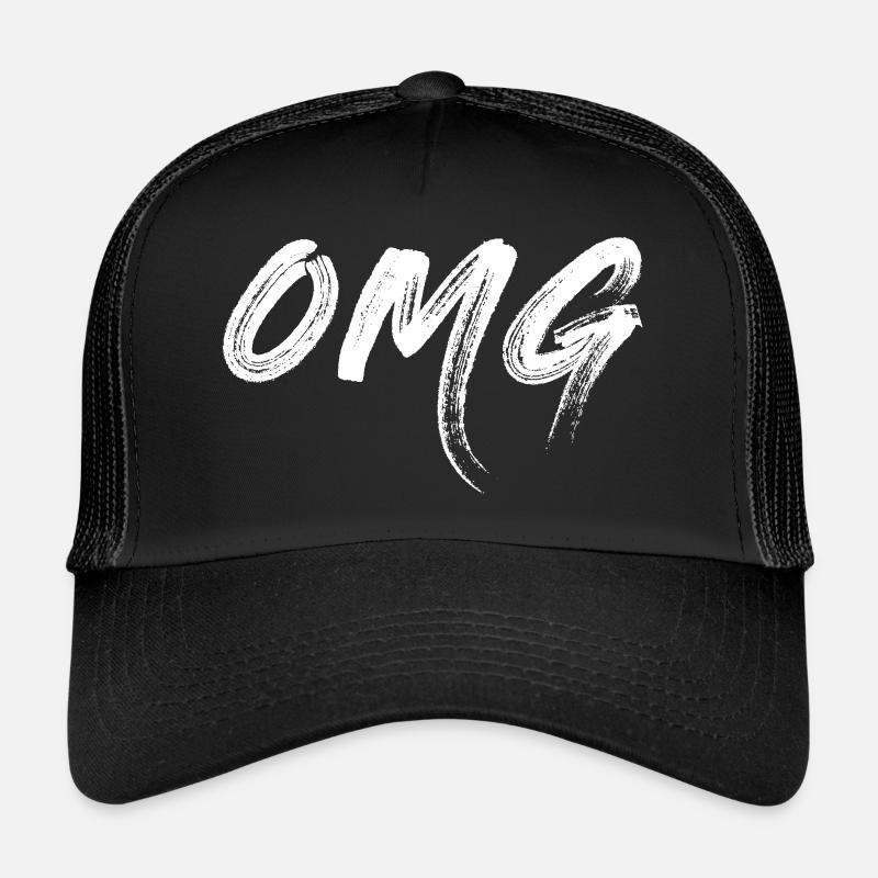 OMG, weiß Trucker Cap