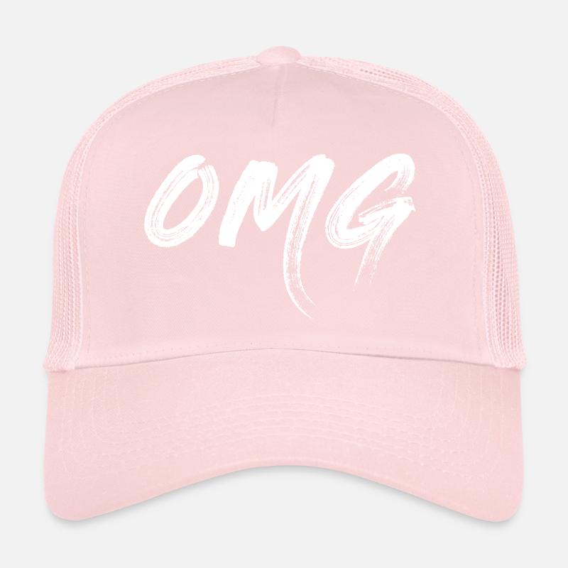 OMG, white Trucker Cap