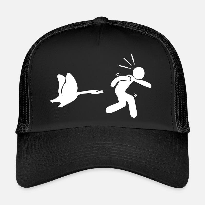 bird attack Trucker Cap