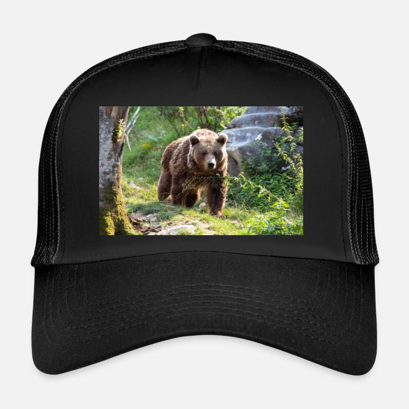 ours brun Casquette trucker 
