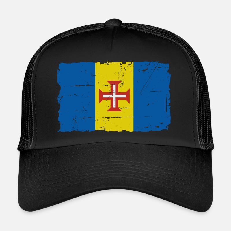 Drapeau de Madère - Drapeau de Madère - Look minable Casquette trucker 
