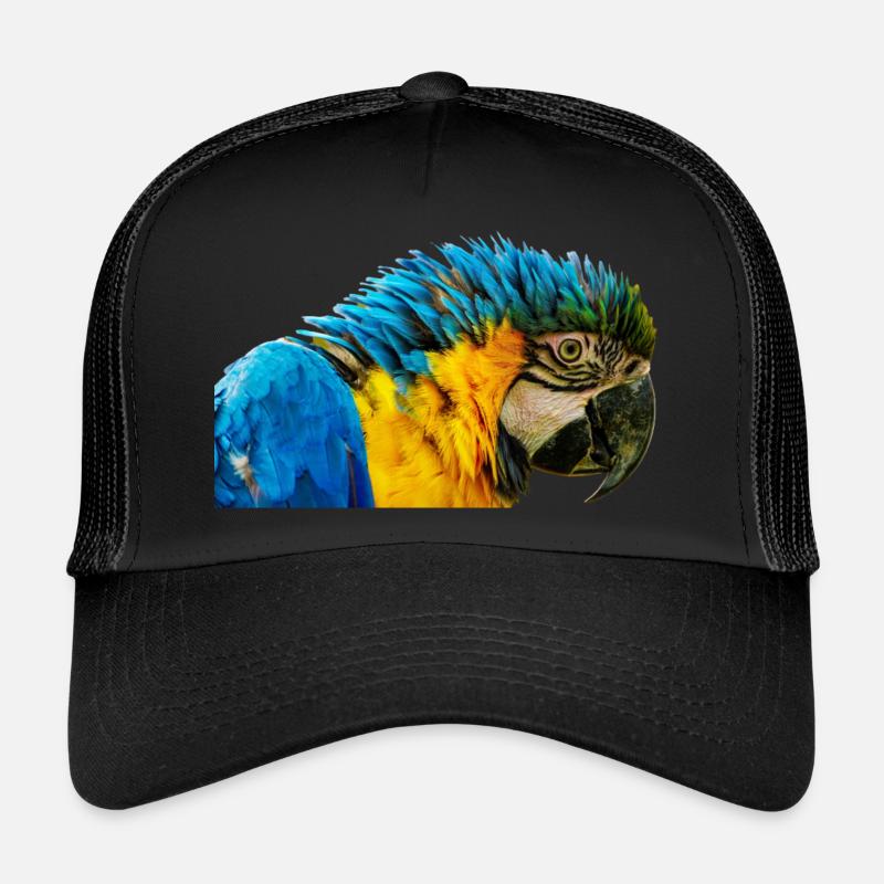 Bel oeil bleu d’ara Casquette trucker 