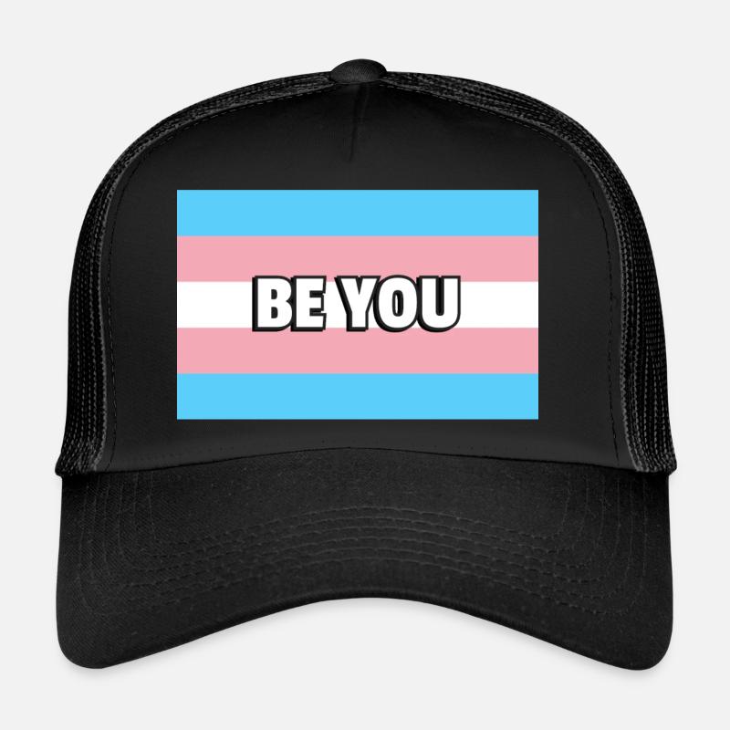 Fierté trans SOYEZ VOUS Casquette trucker 