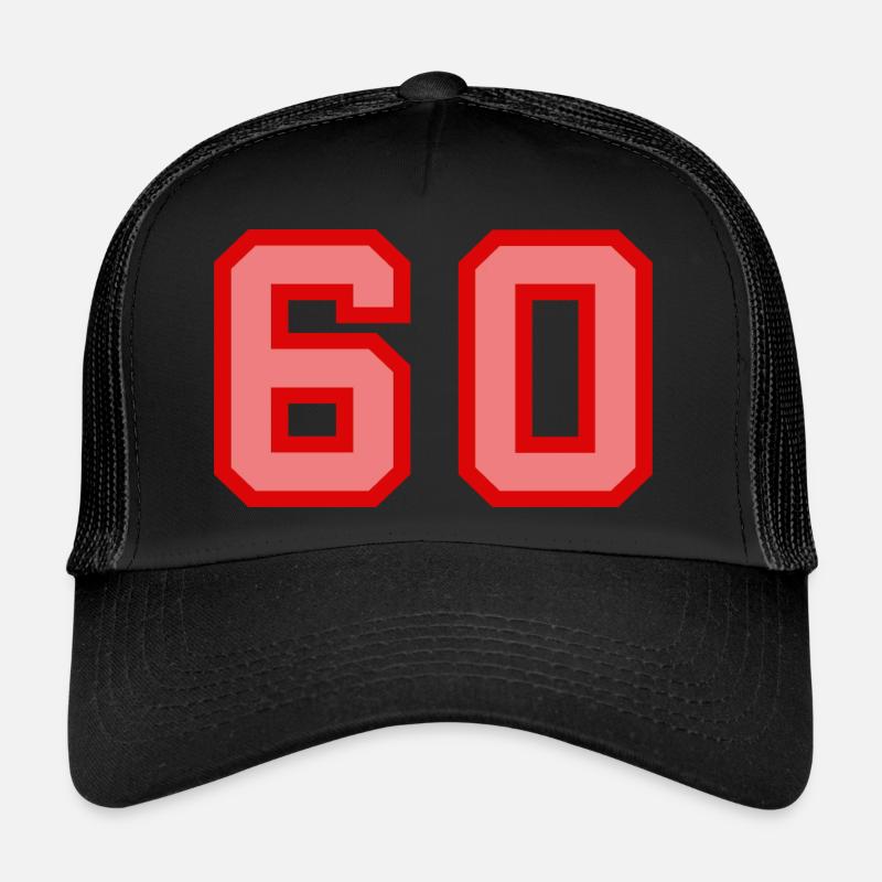 Cool Retro Retrostyle Numéro de maillot numéro de dos Casquette trucker 