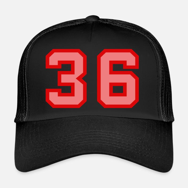 Cool Retro Retrostyle Numéro de maillot numéro de dos Casquette trucker 