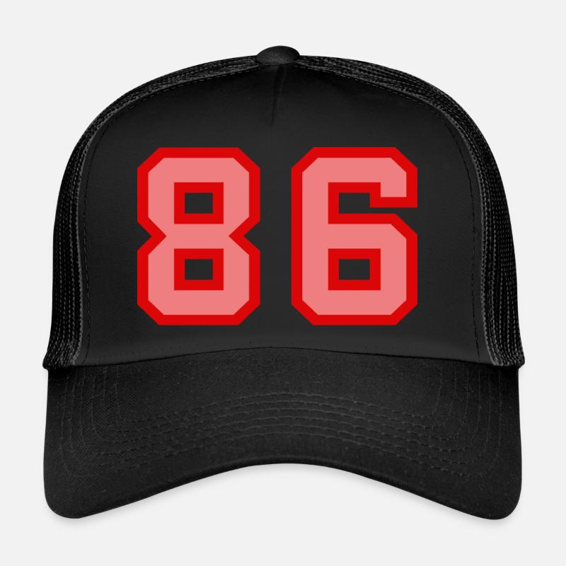 Cool Retro Retrostyle Numéro de maillot numéro de dos Casquette trucker 