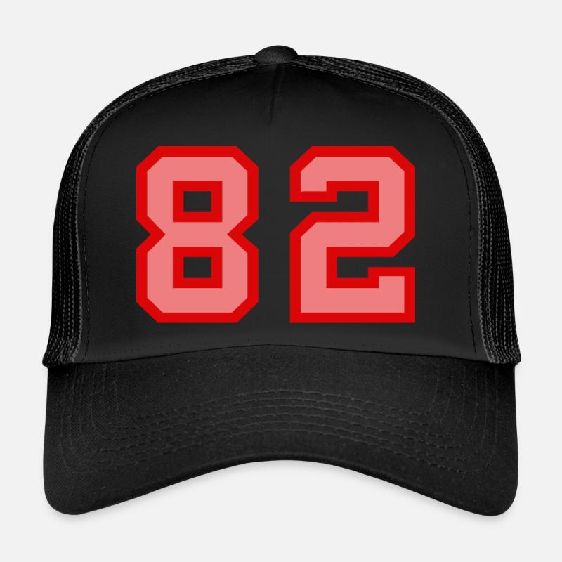 Cool Retro Retrostyle Numéro de maillot numéro de dos Casquette trucker 