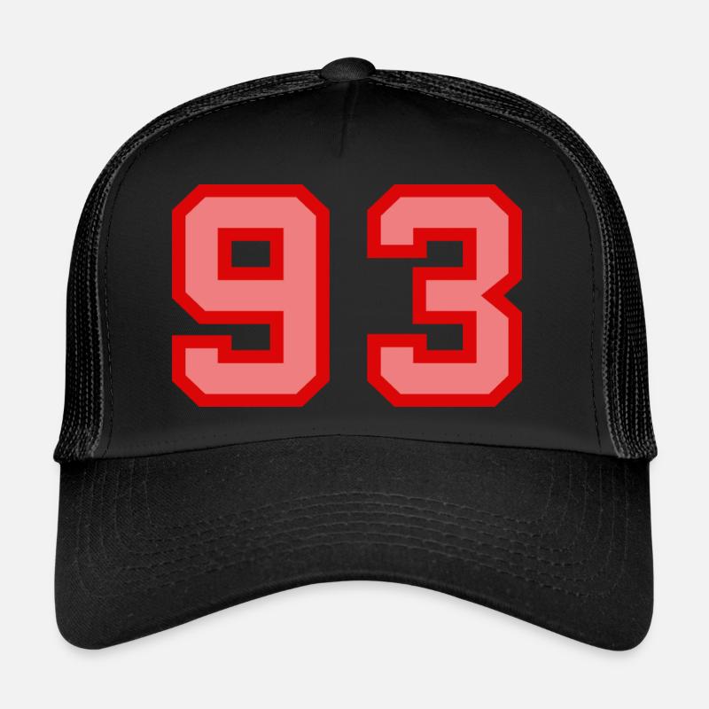 Cool Retro Retrostyle Numéro de maillot numéro de dos Casquette trucker 