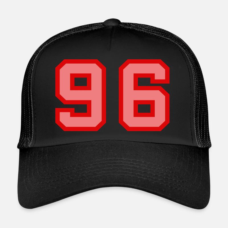 Cool Retro Retrostyle Jersey Number Back Number Trucker Cap